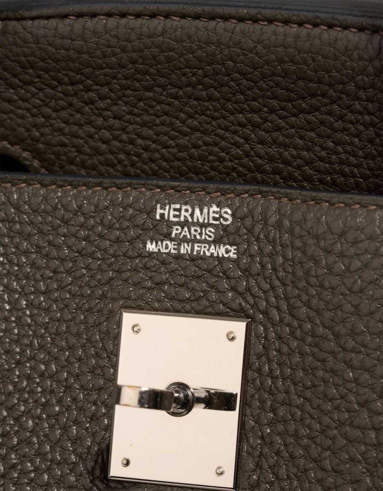 Hermès Birkin 40 Togo Vert Bronze Logo | Sell your designer bag