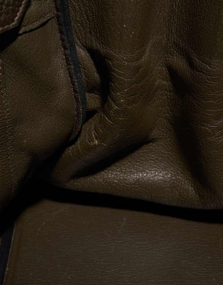 Hermès Birkin 40 Togo Vert Bronze Signs of wear | Sell your designer bag