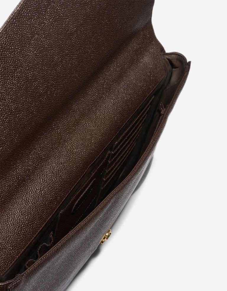 Chanel Briefcase Caviar Brown Inside | Sell your designer bag