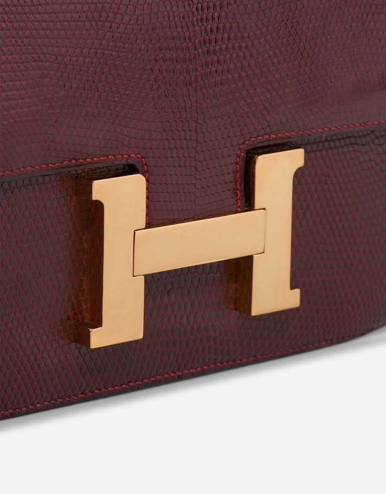 Hermès Constance 23 Lizard Bordeaux Closing System | Sell your designer bag