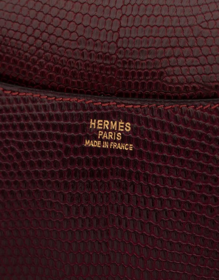 Hermès Constance 23 Lizard Bordeaux Logo | Sell your designer bag