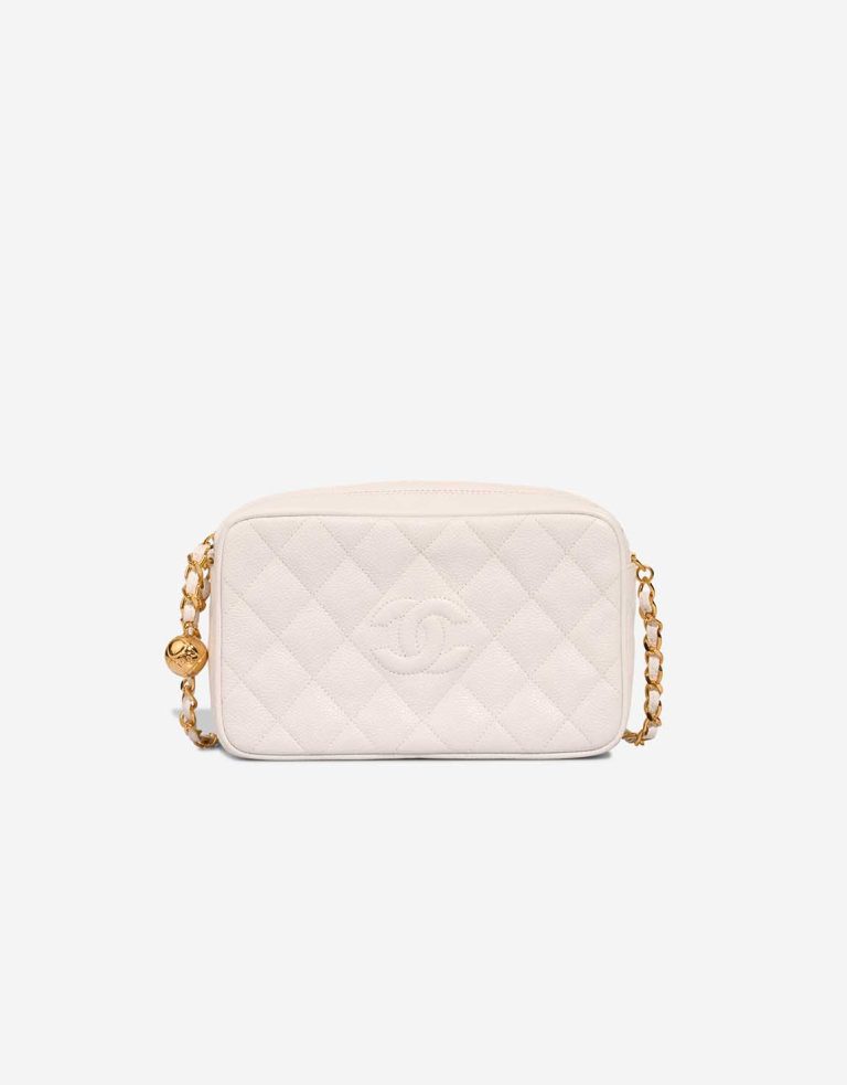 Chanel Camera Bag Caviar White Front | Sell your designer bag