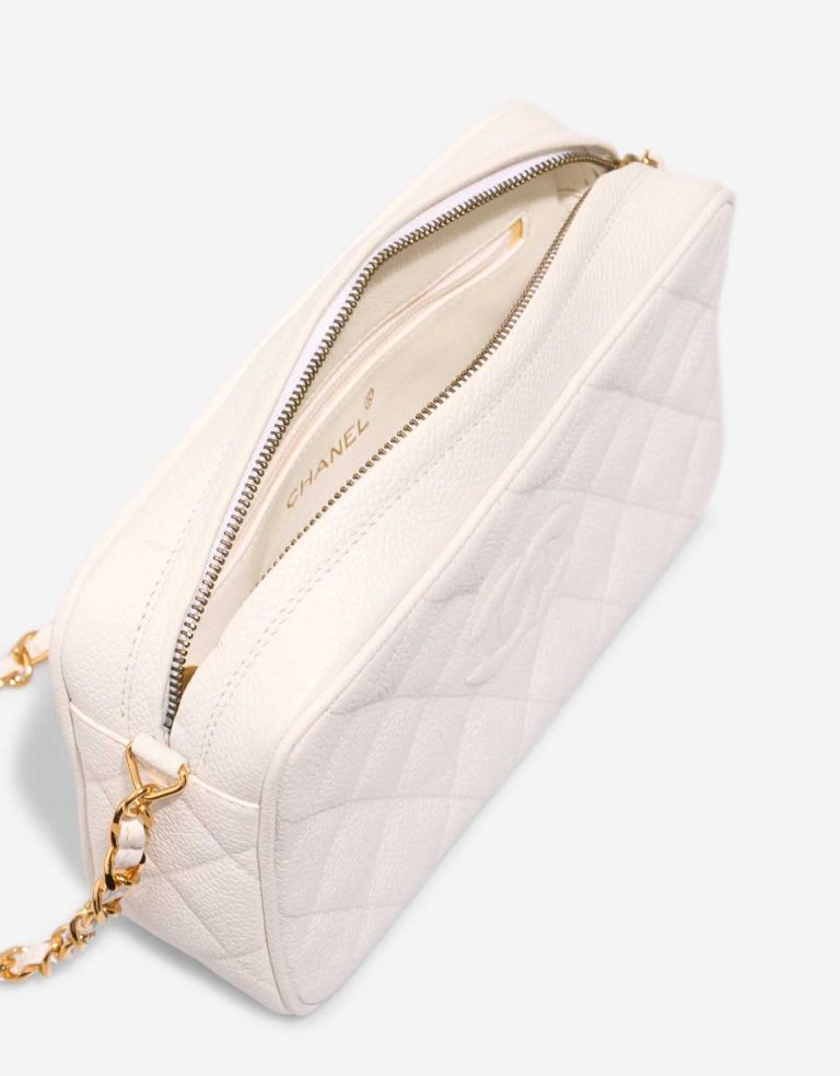 Chanel Camera Bag Caviar White Inside | Sell your designer bag
