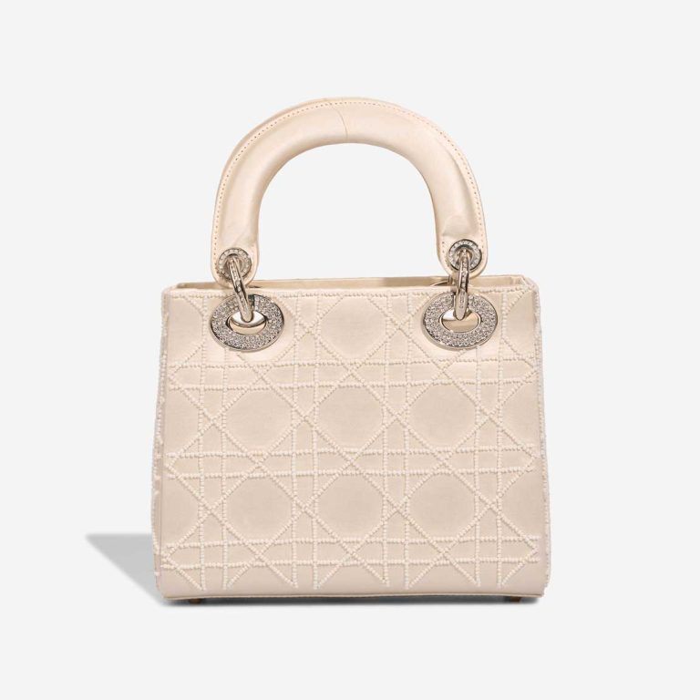 Dior Lady Mini Silk / Pearls Beige | Sell your designer bag