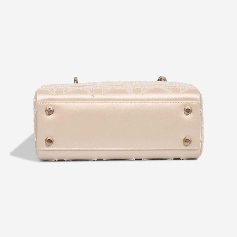 Dior Lady Mini Silk / Pearls Beige | Sell your designer bag