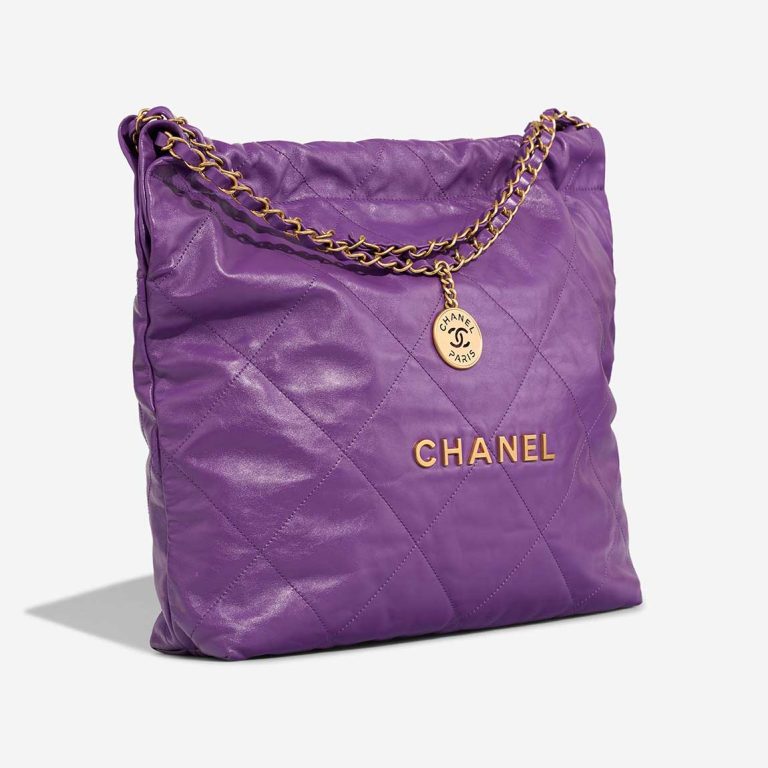 Chanel 22 Medium Lamb Violet | Sell your designer bag