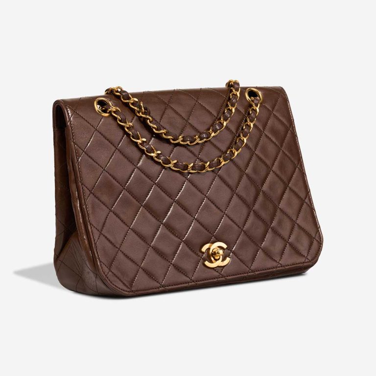 Chanel Flap Bag Medium Lamb Brown | Sell your designer bag