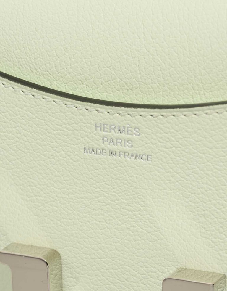 Hermès Constance Slim Wallet Evercolor Vert Fizz Logo | Sell your designer bag