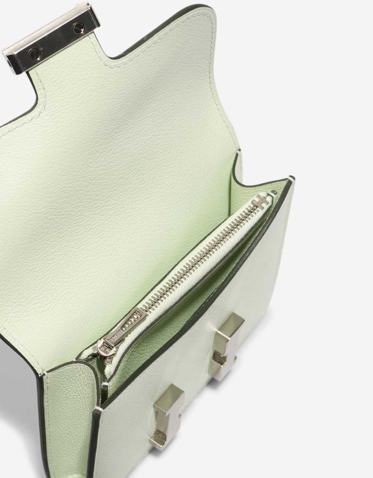 Hermès Constance Slim Wallet Evercolor Vert Fizz Inside | Sell your designer bag