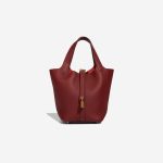 Hermès Picotin 18 Taurillon Clémence Rouge H Front | Sell your designer bag