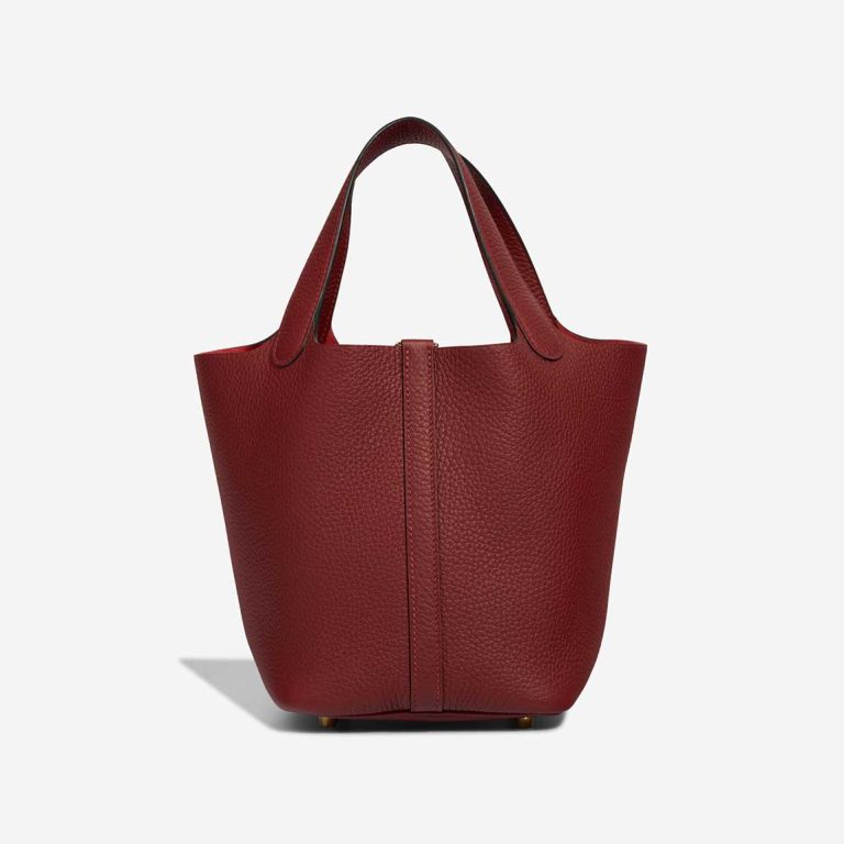 Hermès Picotin 18 Taurillon Clémence Rouge H | Sell your designer bag
