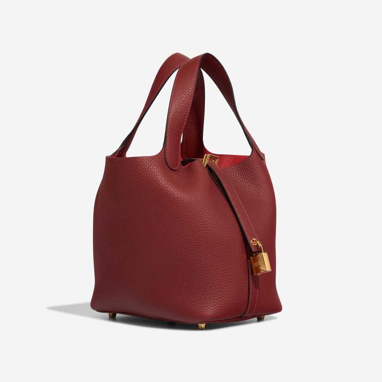 Hermès Picotin 18 Taurillon Clémence Rouge H | Sell your designer bag