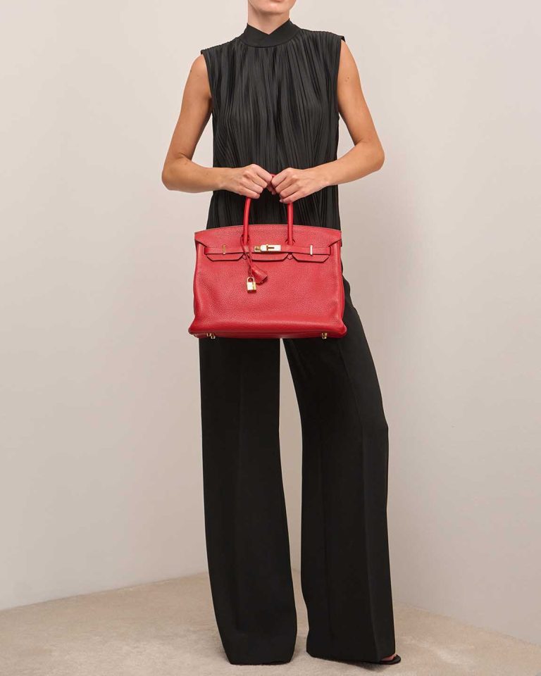 Hermès Birkin 35 Togo Rouge Vif Front | Sell your designer bag