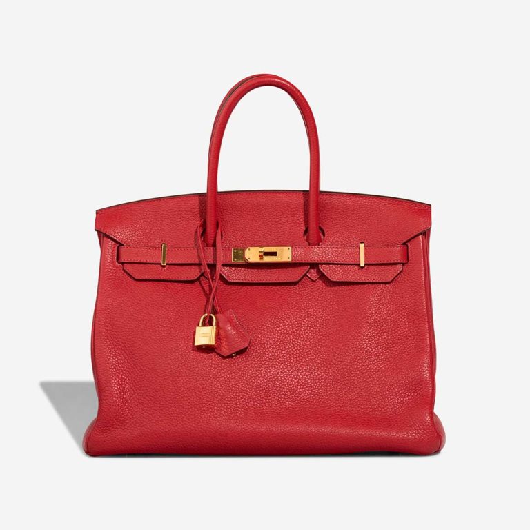 Hermès Birkin 35 Togo Rouge Vif Front | Sell your designer bag