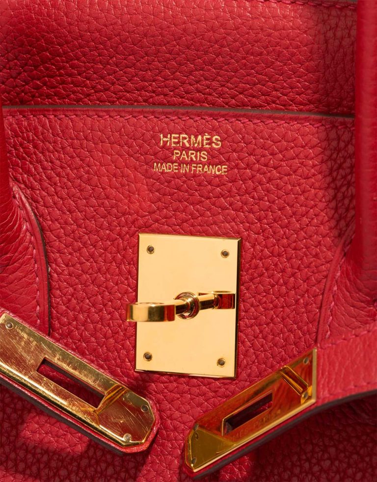Hermès Birkin 35 Togo Rouge Vif Logo | Sell your designer bag