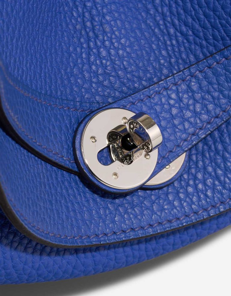 Hermès Lindy 30 Clémence Bleu France Closing System | Sell your designer bag