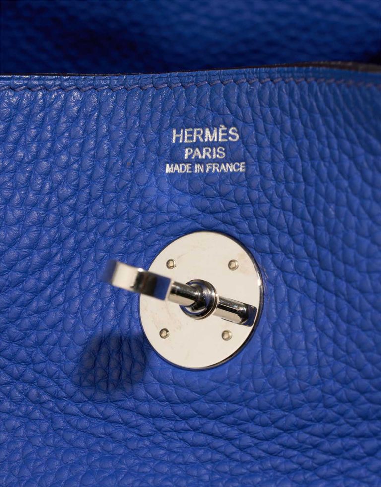 Hermès Lindy 30 Clémence Bleu France Logo | Sell your designer bag