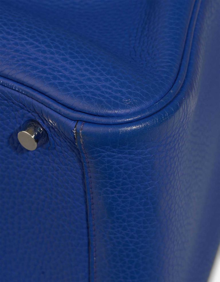 Hermès Lindy 30 Clémence Bleu France Signs of wear | Sell your designer bag