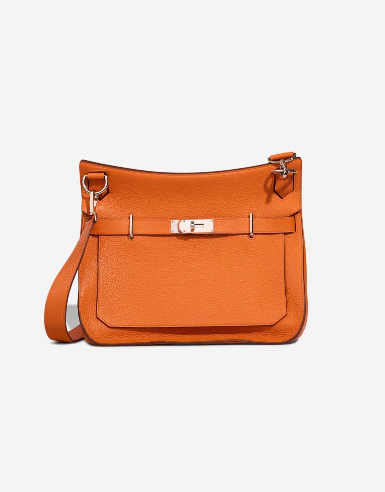 Hermès Jypsière 31 Clémence Orange Front | Sell your designer bag