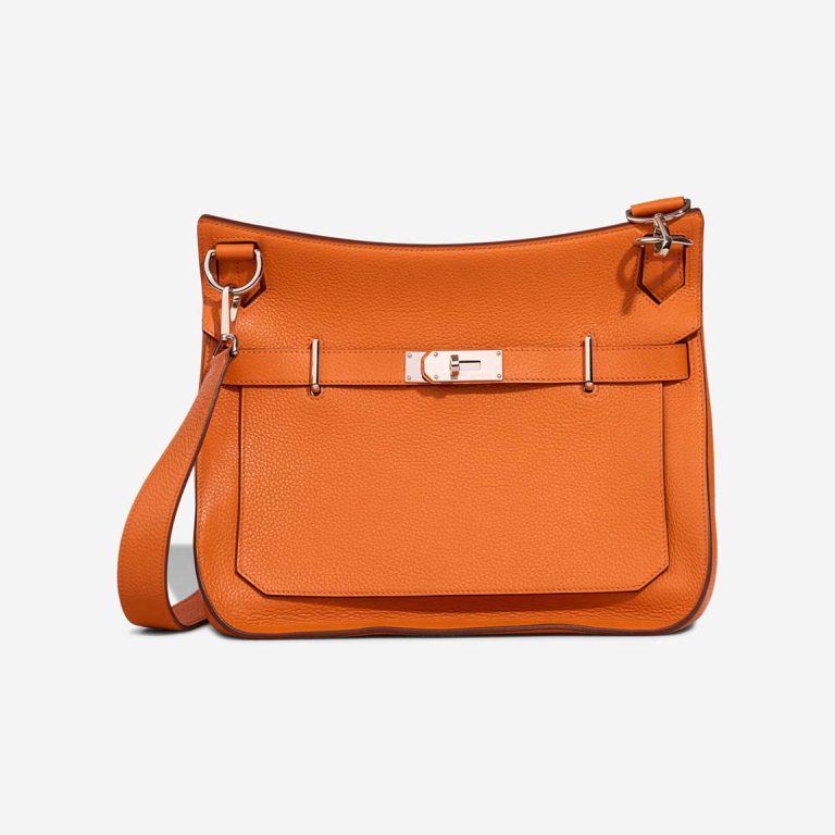 Hermès Jypsière 31 Clémence Orange Front | Sell your designer bag