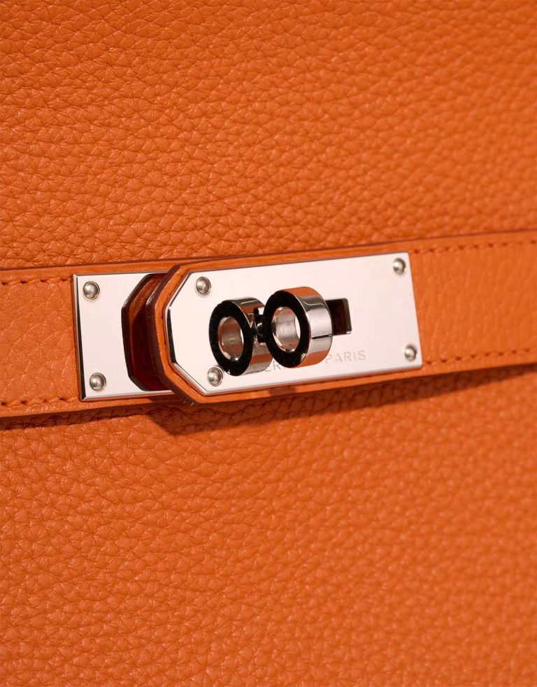 Hermès Jypsière 31 Clémence Orange Closing System | Sell your designer bag