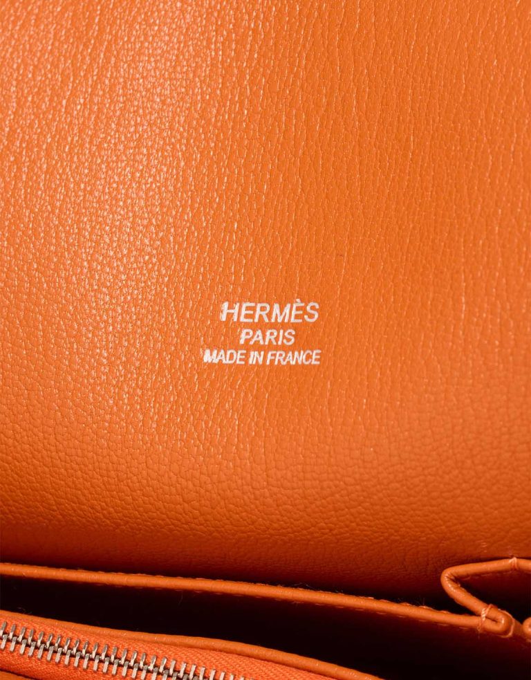 Hermès Jypsière 31 Clémence Orange Logo | Sell your designer bag