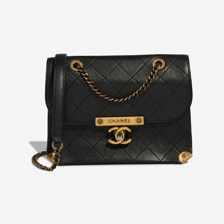 Chanel Timeless Small Lamb Black Front | Sell your designer bag