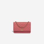 Chanel Trendy CC Wallet On Chain Lamb Rose Front | Sell your designer bag