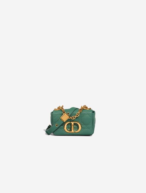 Dior Caro Micro Calf Green Front | Sell your designer bag