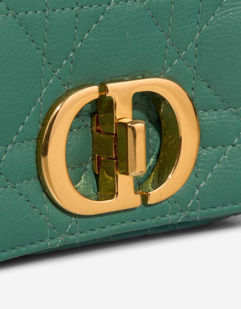Dior Caro Micro Calf Green Closing System | Sell your designer bag