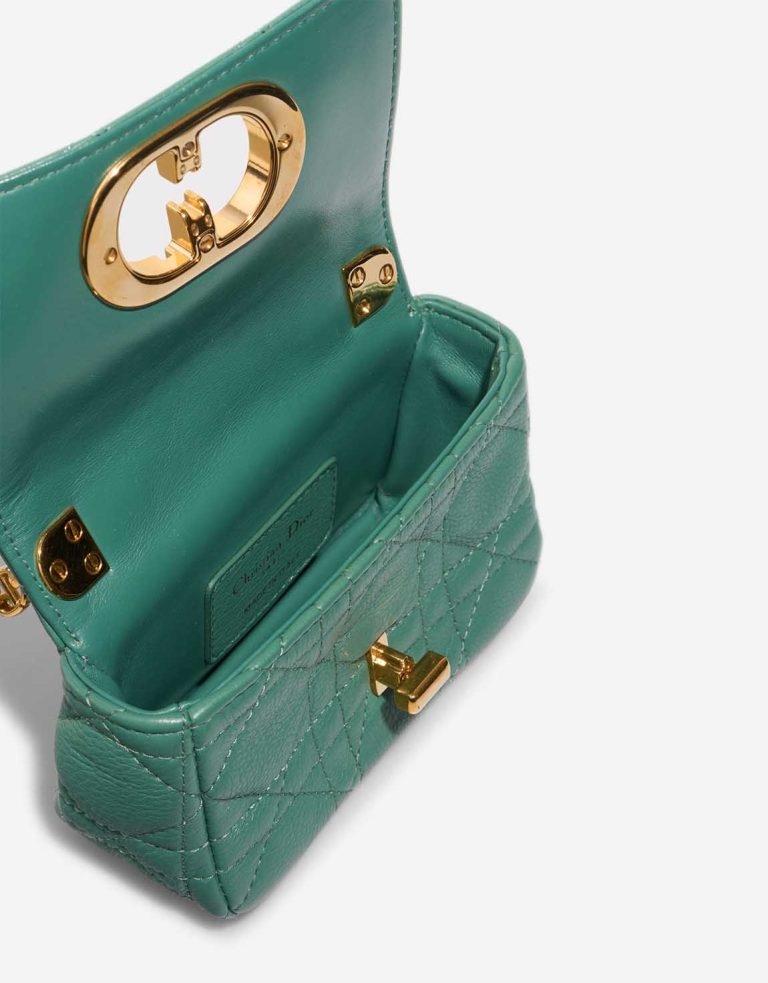 Dior Caro Micro Calf Green Inside | Sell your designer bag