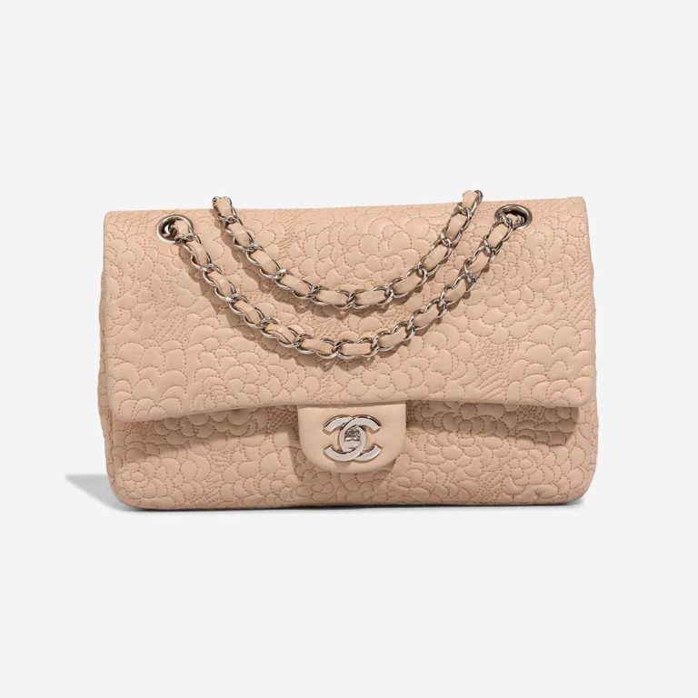 Chanel Timeless Camellia Medium Lamb Light Pink Front | Sell your designer bag