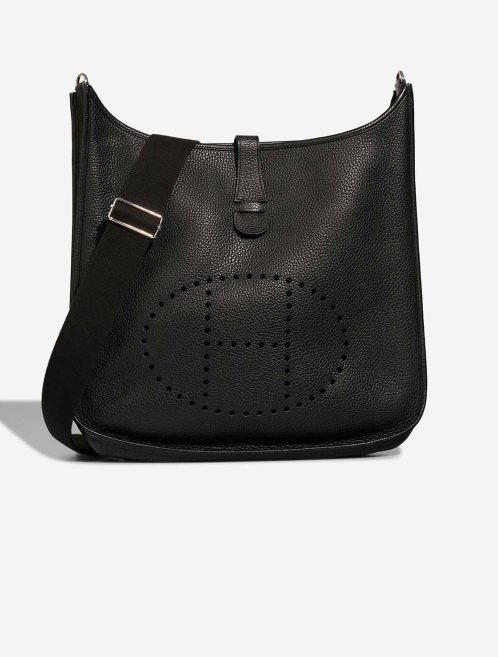 Hermès Evelyne 40 Clémence Black Front | Sell your designer bag