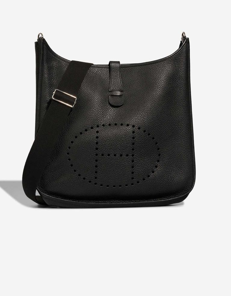 Hermès Evelyne 40 Clémence Black Front | Sell your designer bag