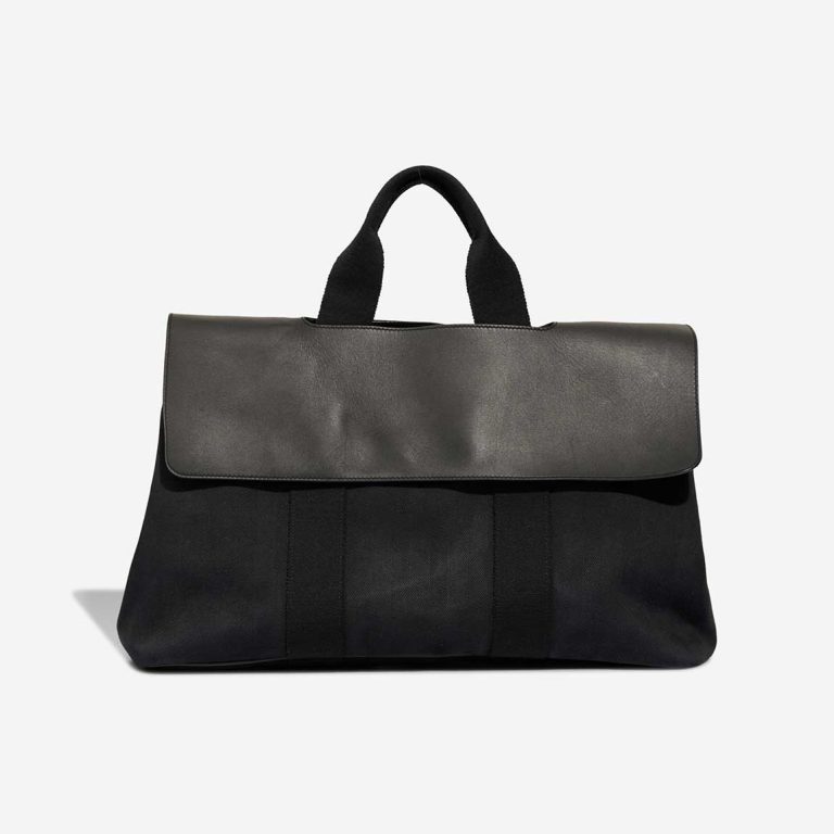 Hermès Valparaiso 41 Swift / Toile Noir Front | Sell your designer bag