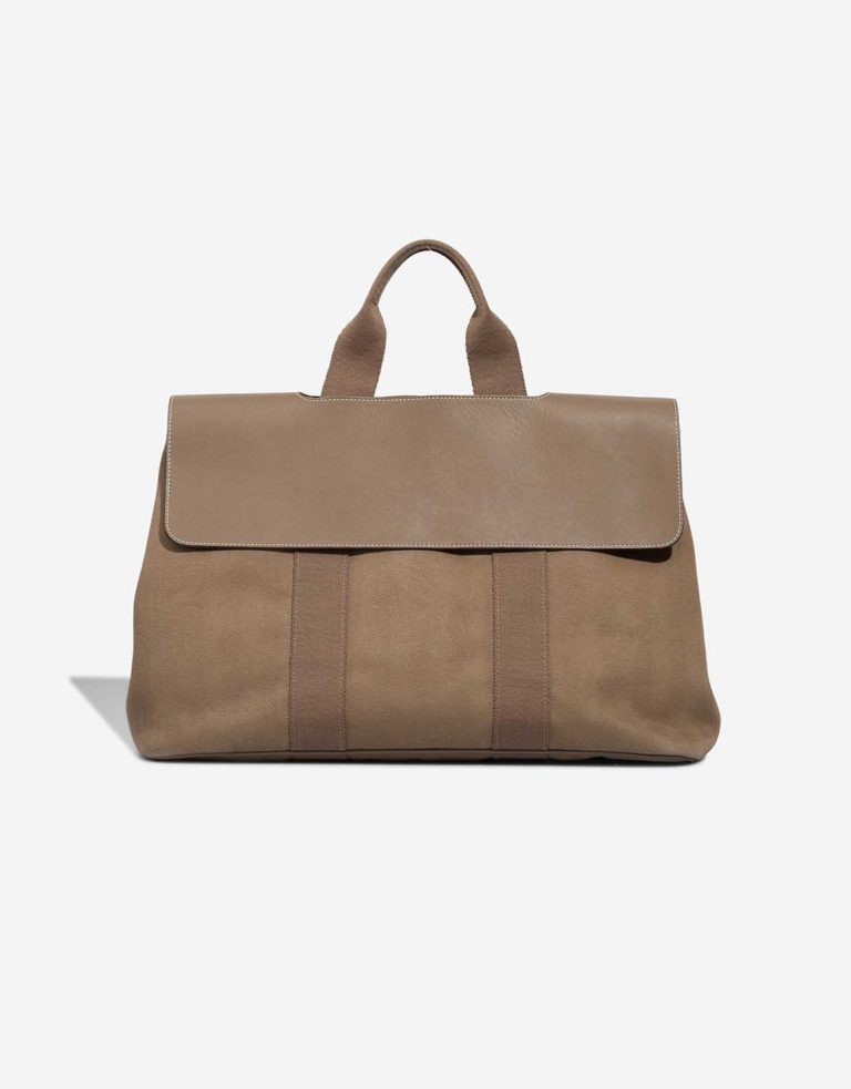 Hermès Valparaiso 41 Swift / Toile Étoupe Front | Sell your designer bag