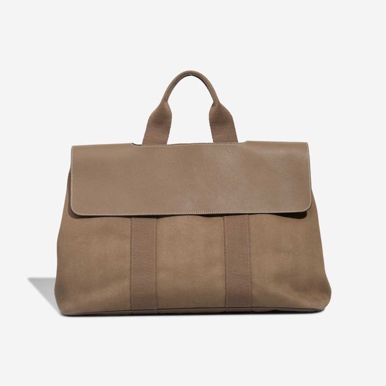 Hermès Valparaiso 41 Swift / Toile Étoupe Front | Sell your designer bag