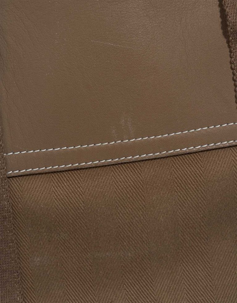 Hermès Valparaiso 41 Swift / Toile Étoupe Signs of wear | Sell your designer bag