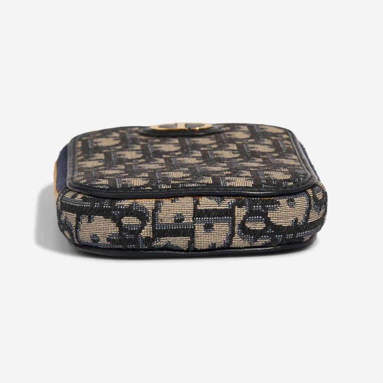Dior 30 Montaigne Call'in Phone Holder Oblique Jacquard Blue | Sell your designer bag