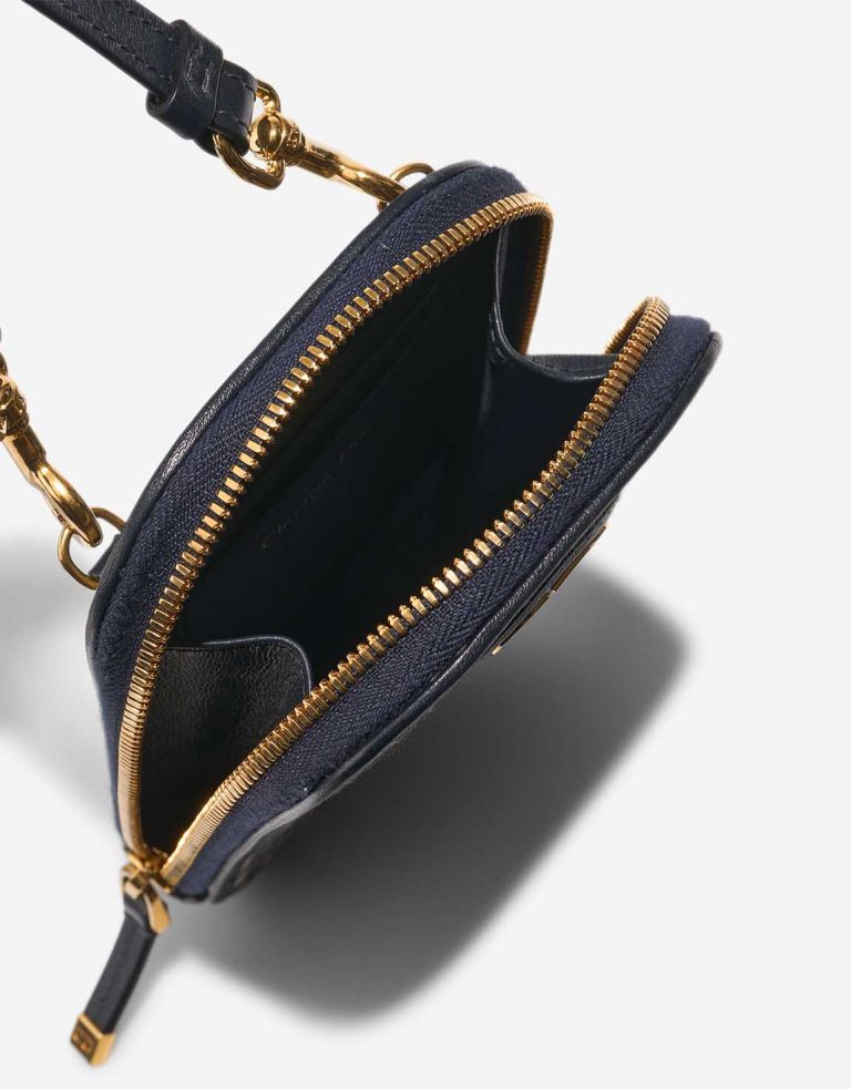 Dior 30 Montaigne Call'in Phone Holder Oblique Jacquard Blue Inside | Sell your designer bag