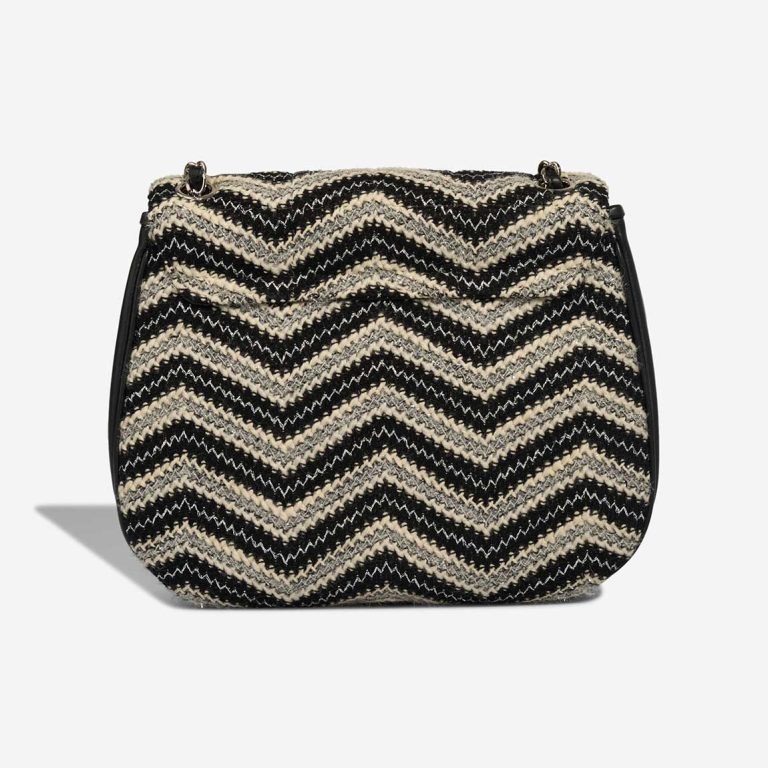 Chanel Timeless Medium Tweed Black / White / Silver | Sell your designer bag