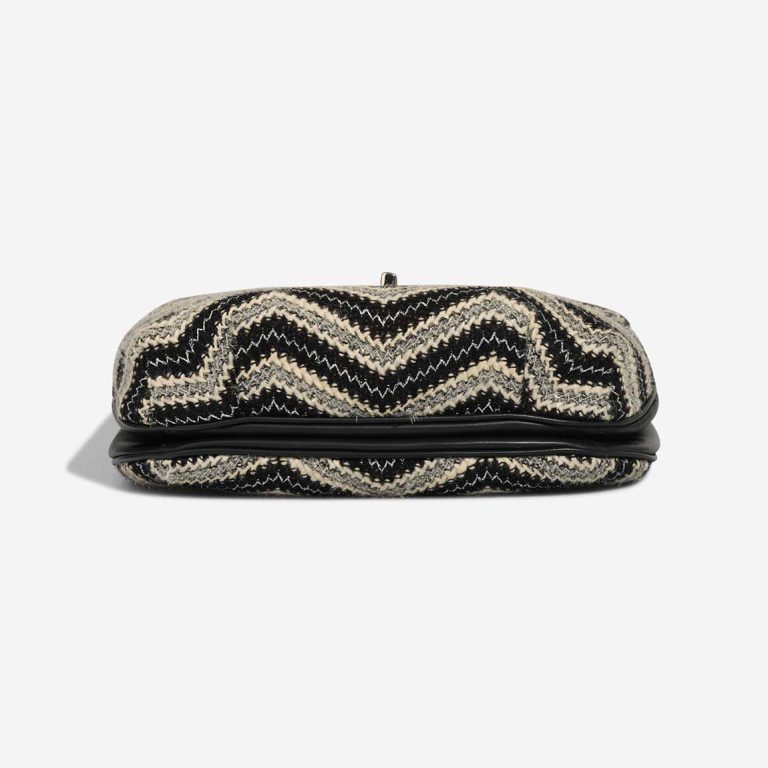 Chanel Timeless Medium Tweed Black / White / Silver | Sell your designer bag