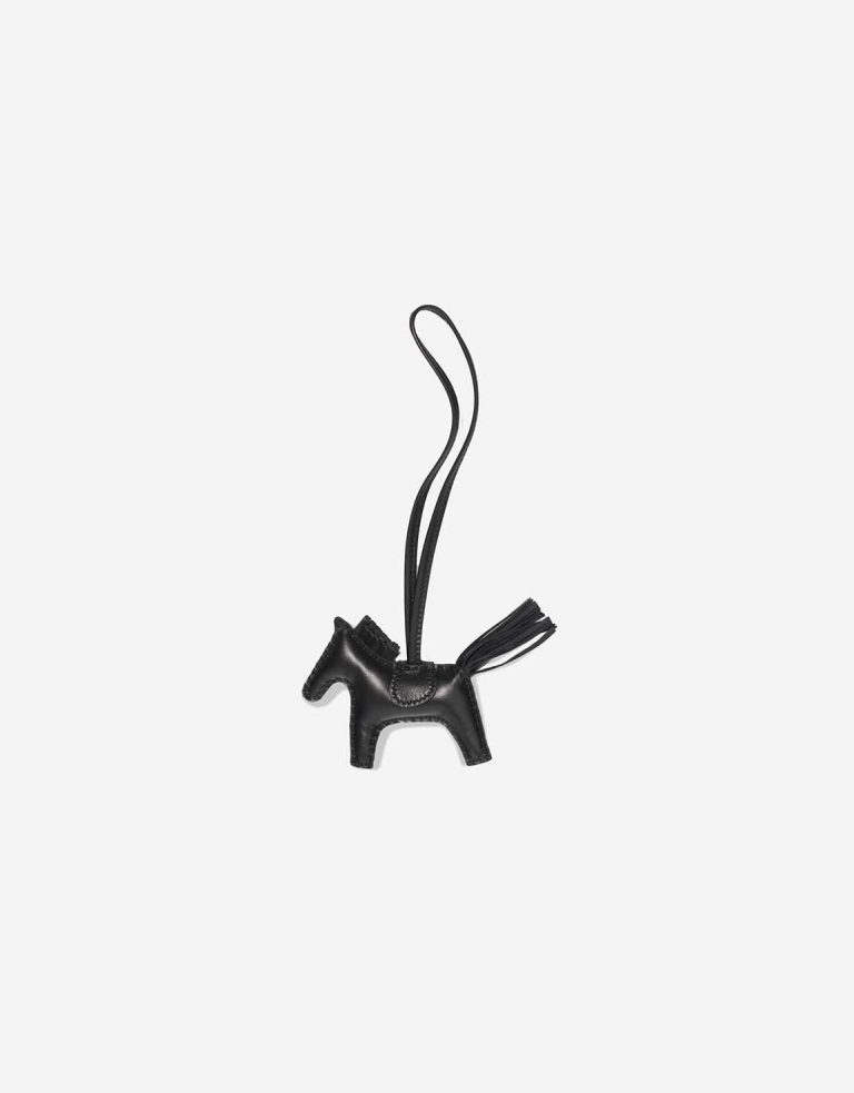 Hermès Rodeo PM Milo Lamb Black Front | Sell your designer bag