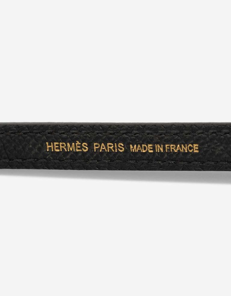Hermès Kelly Strap Epsom Black Logo | Sell your designer bag