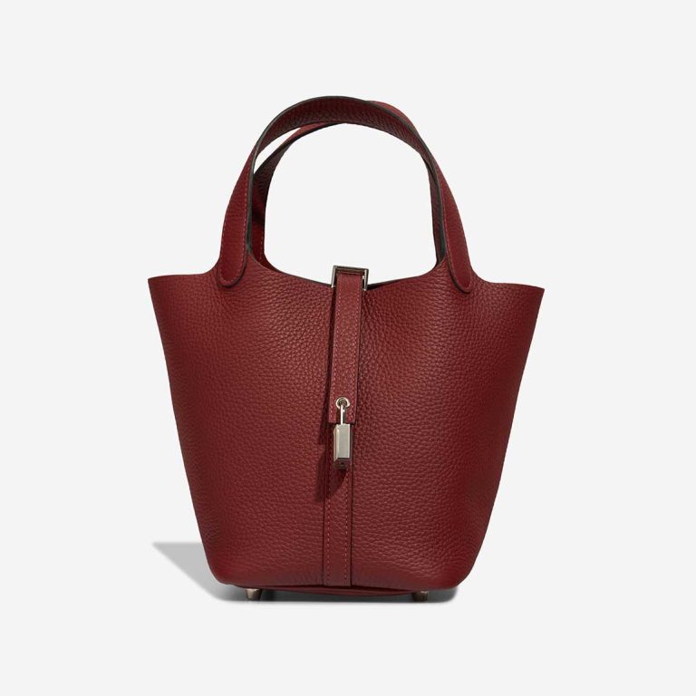 Hermès Picotin 18 Clémence Rouge H Front | Sell your designer bag