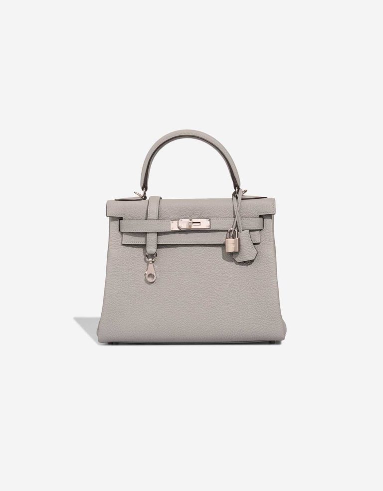 Hermès Kelly 28 Togo Bleu Glacier Front | Sell your designer bag