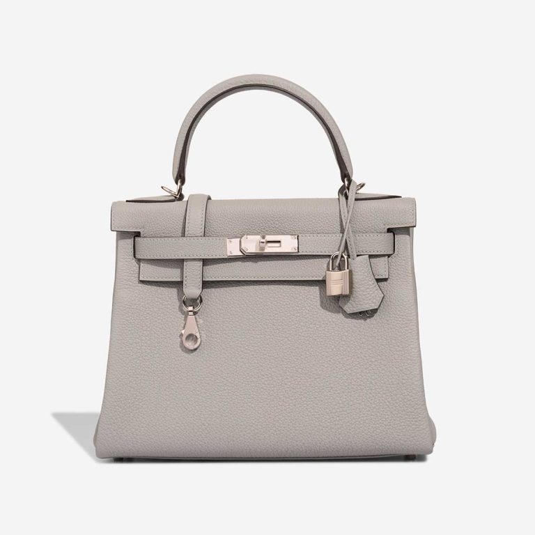 Hermès Kelly 28 Togo Bleu Glacier Front | Sell your designer bag