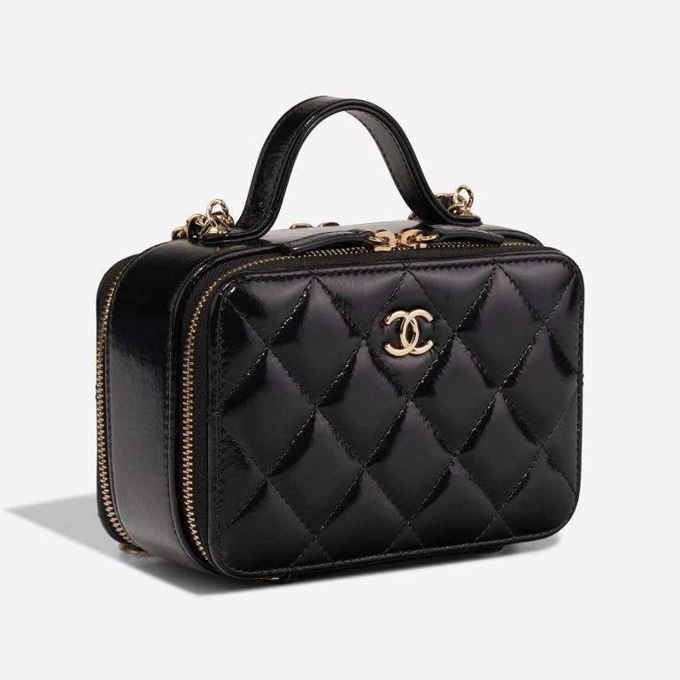 Chanel Vanity Small Patent Black / Rose | Sell your designer bag