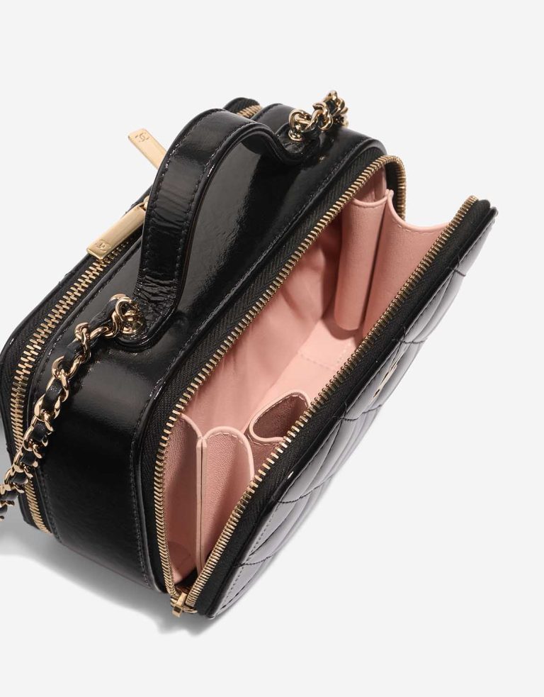 Chanel Vanity Small Patent Black / Rose Inside | Sell your designer bag