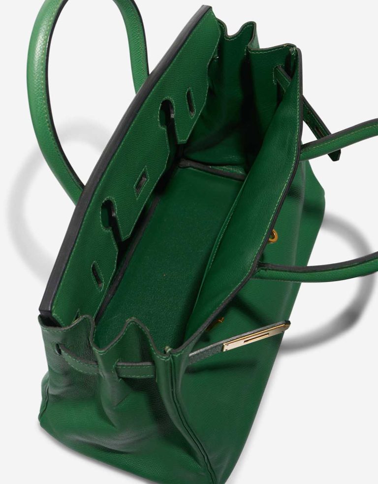 Hermès Birkin 30 Courchevel Vert Menthe Inside | Sell your designer bag